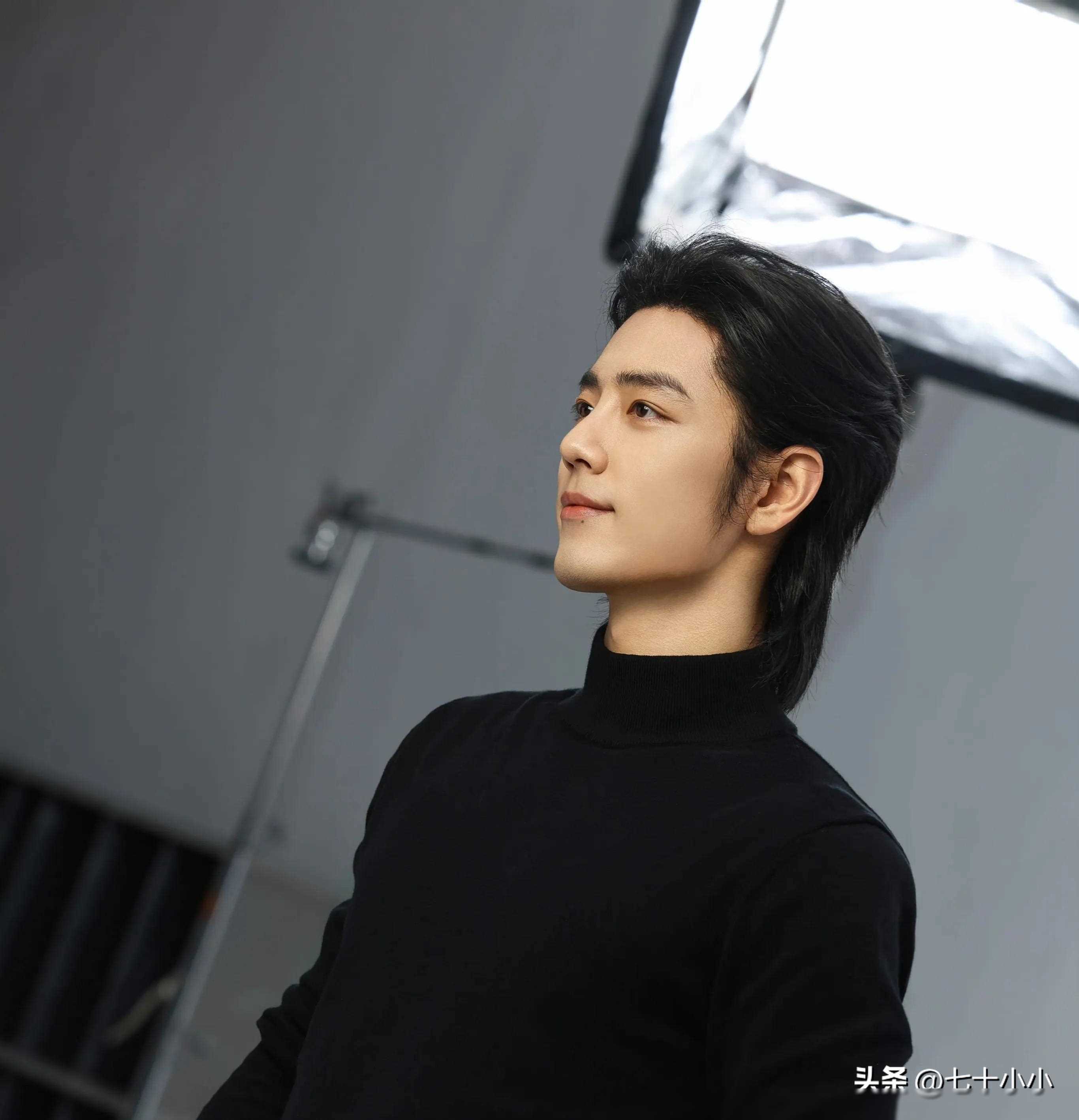 肖战长发侧颜库存美照惊艳绝伦女娲炫技诚不欺我