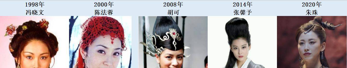 阿珂以上五位"双儿",小编觉得98年陈小春版的陈少霞饰演的双儿最美.