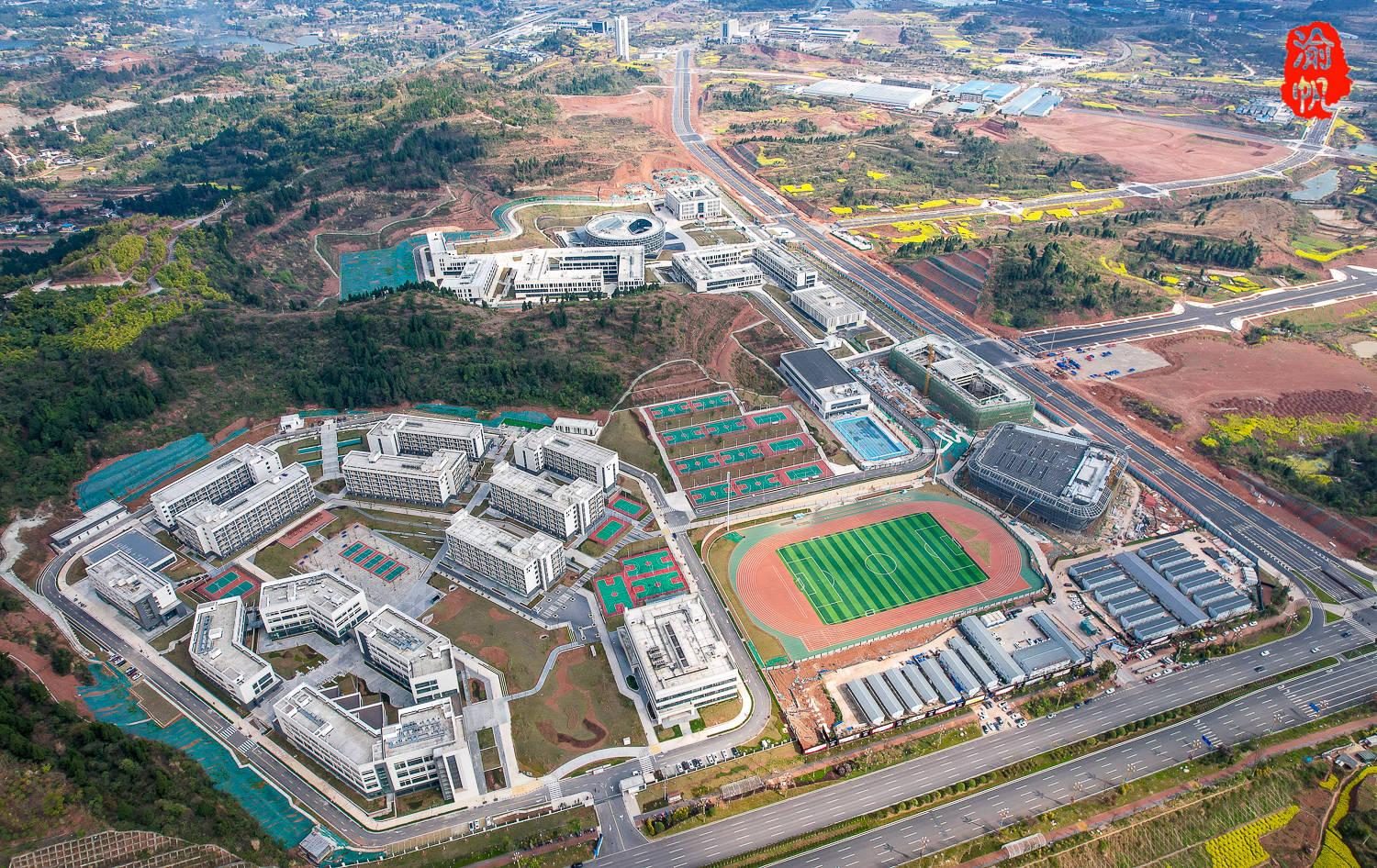 西南唯一电力类高校,重庆潼南第一所大学,修得太漂亮了