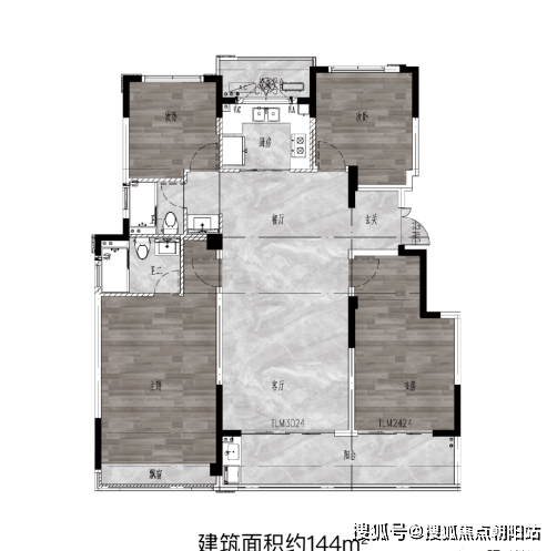 荣安玖樾庄户型图片