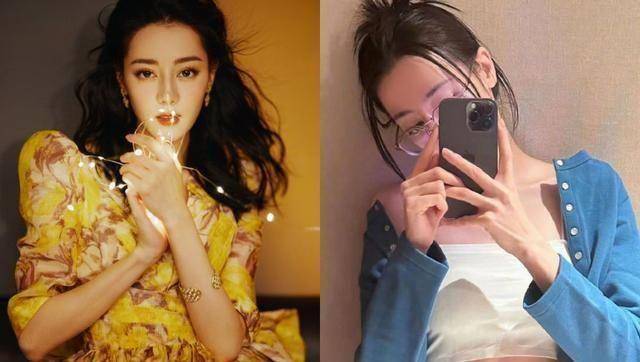 原创迪丽热巴晒平坦腹肌竟是旧照现身机场疑怀孕狂遮肚出国待产