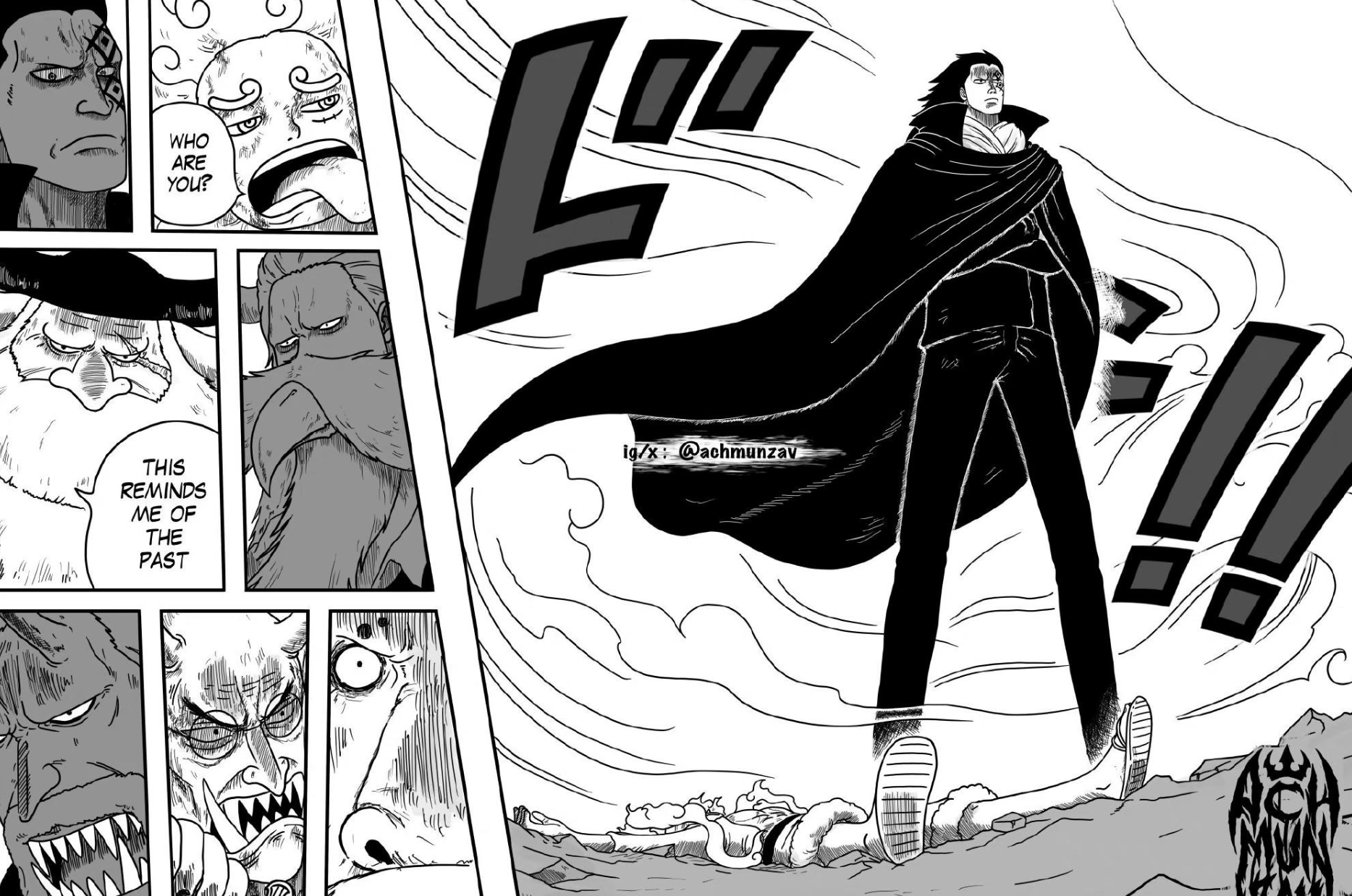 原创海贼王1112话路飞被击败龙登场蛋头岛黄猿战死土星遭秒杀