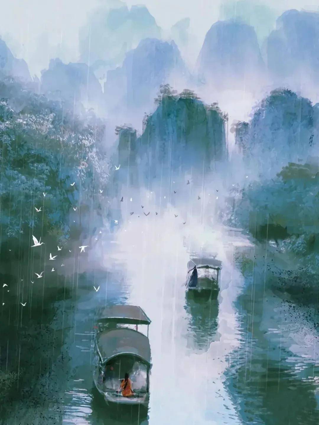 原创二月湖水清家家春鸟鸣73句春天诗词风起云涌春光浮动