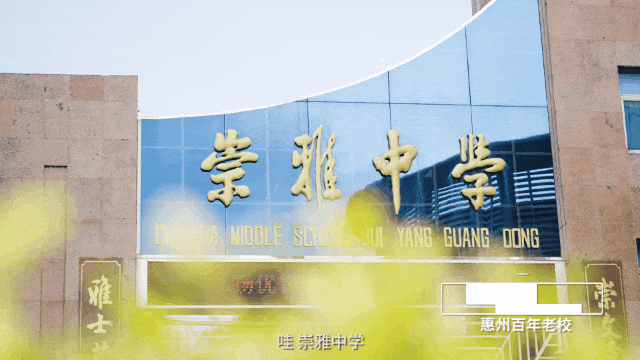 直线距离项目约200米,是拥有百年历史的崇雅中学.