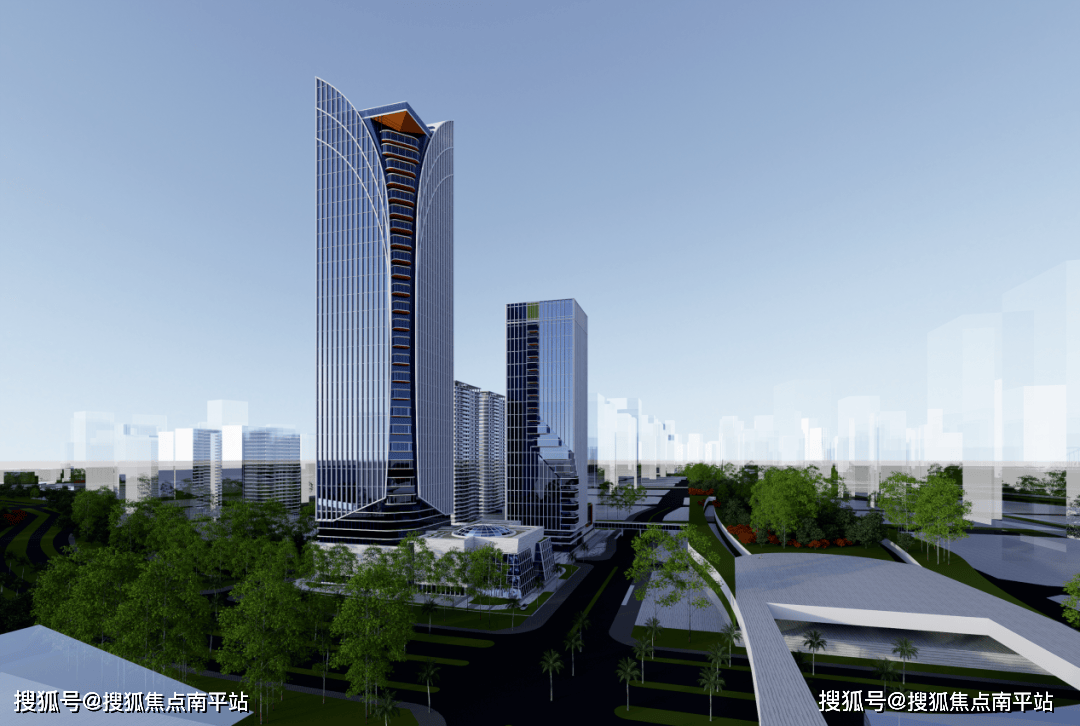 金砖创新基地总部区,总体定位是高端商务总部基地,城市综合商业服务区