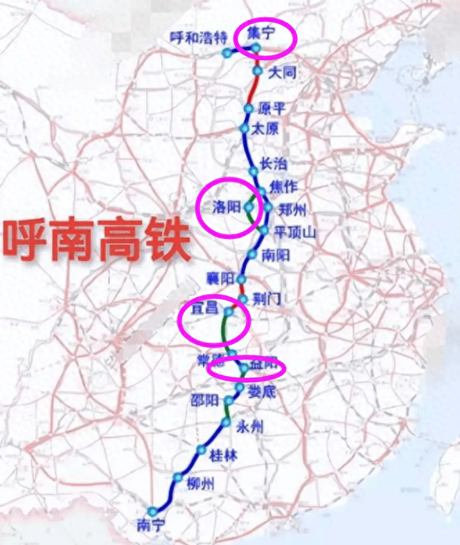 呼南高铁益阳段线路图图片