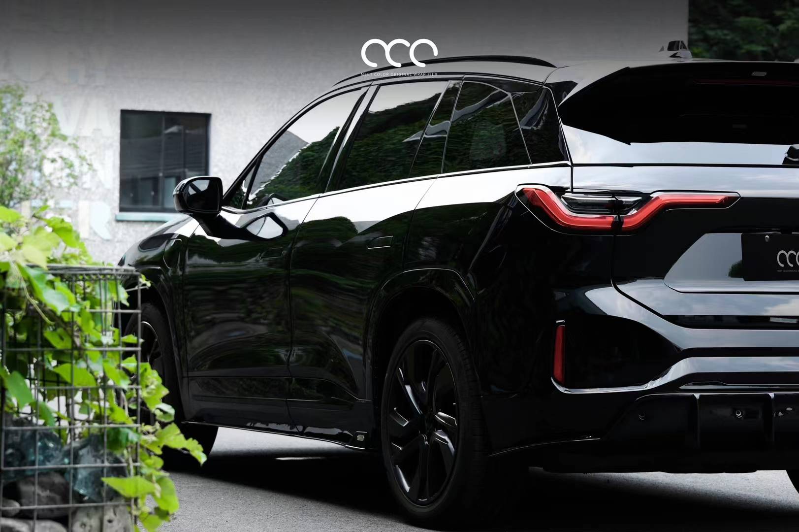 蔚来es6漫彩觉醒黑改色膜,暗黑气息瞬间觉醒