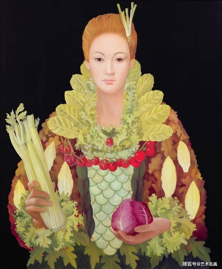 英国现代艺术家lizzierichnisazh的插画世界︱艺术名画