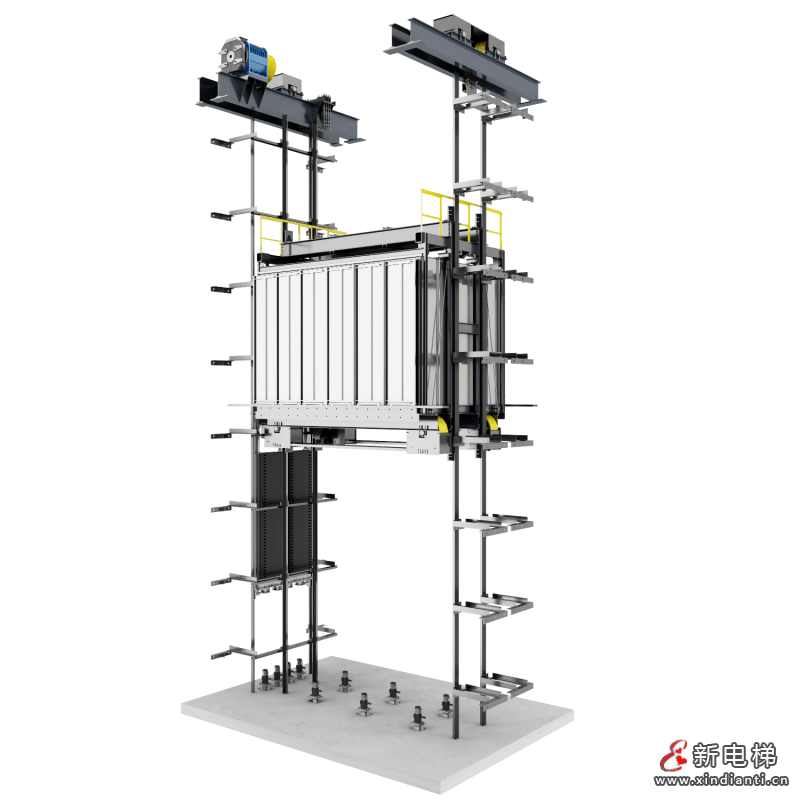 菱王守护产业园上楼记_工业_电梯_生产