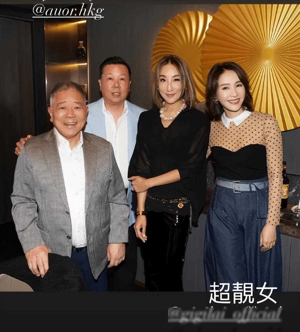 黎姿与马廷强庆祝豪门三代寿辰,展现家族强大气场