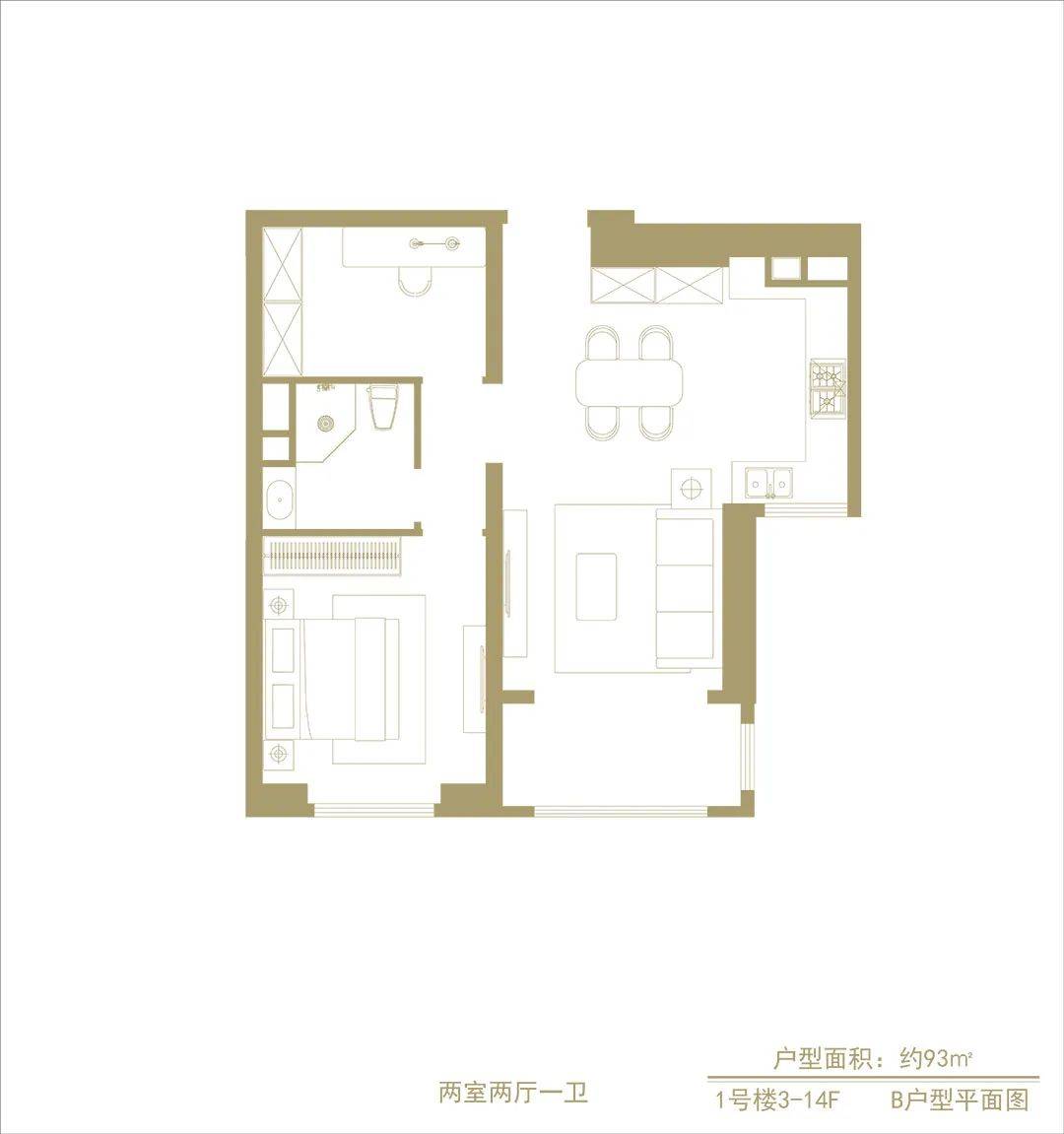 避免空跑一期户型图速览海玥黄浦源售楼处电话:400