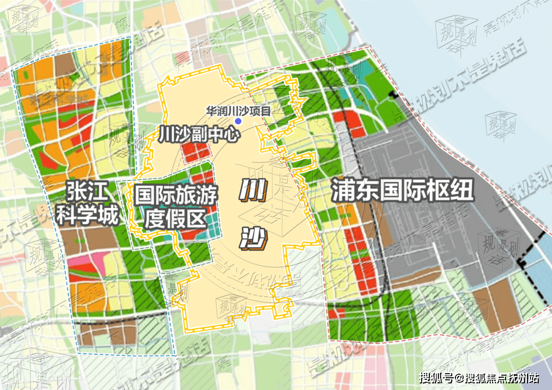 图片来源:公众号是规划不是鬼话2035川沙规划发展目标:"形成以国际