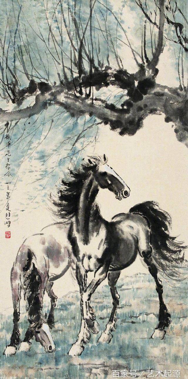 徐悲鸿是画马大师,画牛却最贵,一幅卖2.6亿
