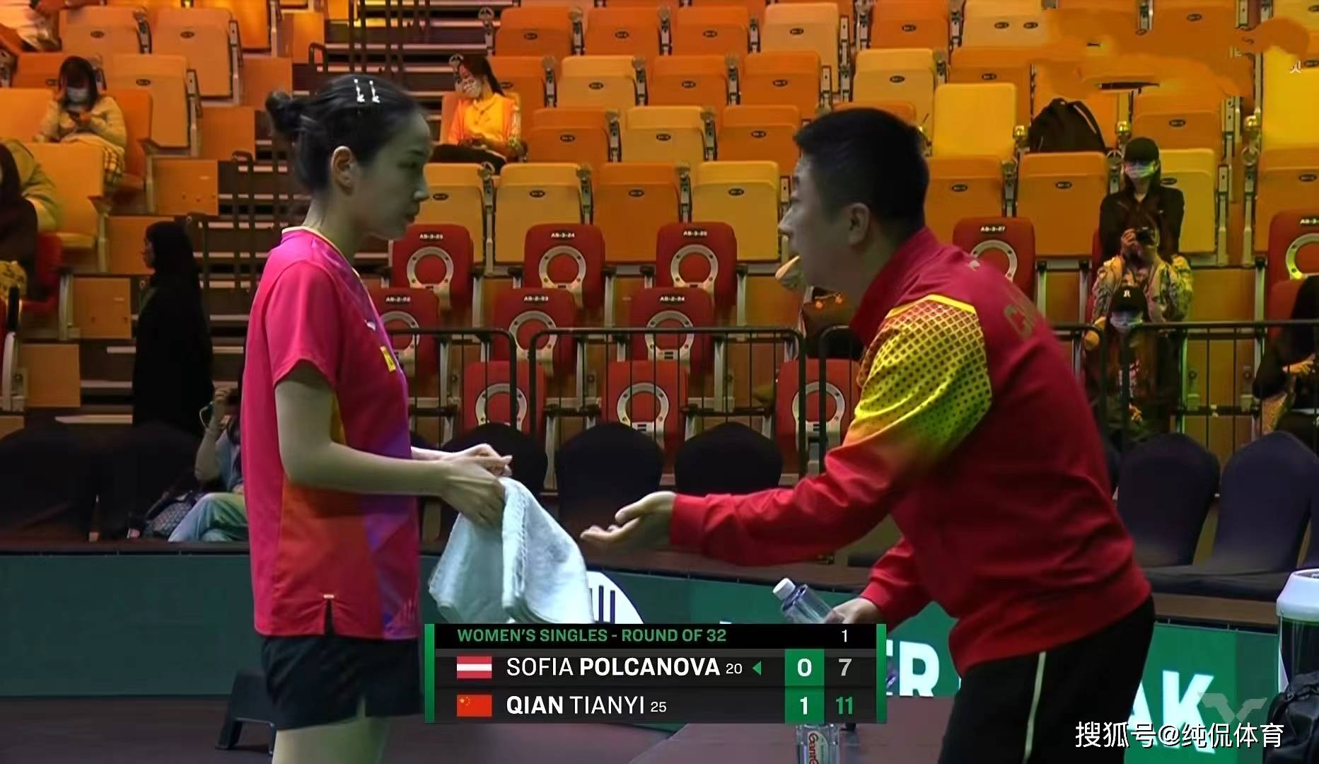 王曼昱主管教练立大功!钱天一横扫名将晋级16强,徐辉执教能力强_波尔