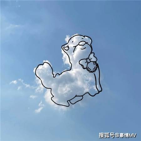 云朵的奇思妙想唯美图片_可爱的云朵图片素材