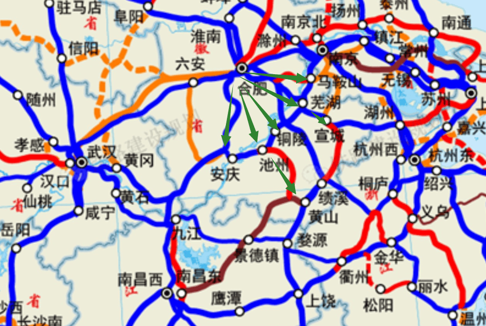 合池高铁将开工,合肥实现高铁全面直连安徽各市,很值得南京学习