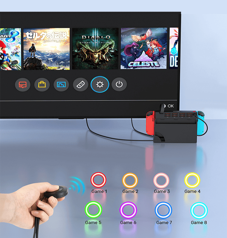 游戏卡带切换器,一键自由切换,告别反复插拔!