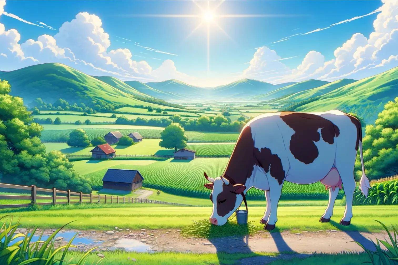 用英语讲中国故事《对牛弹琴》文字版,英文讲故事比赛素材,双语