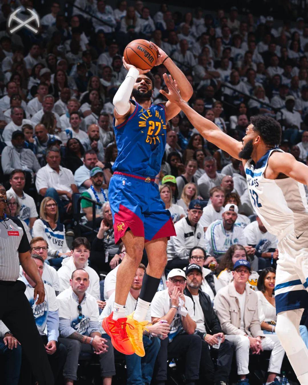 卫冕冠军爆发!轻松吊打爱德华兹_穆雷_掘金_森林狼