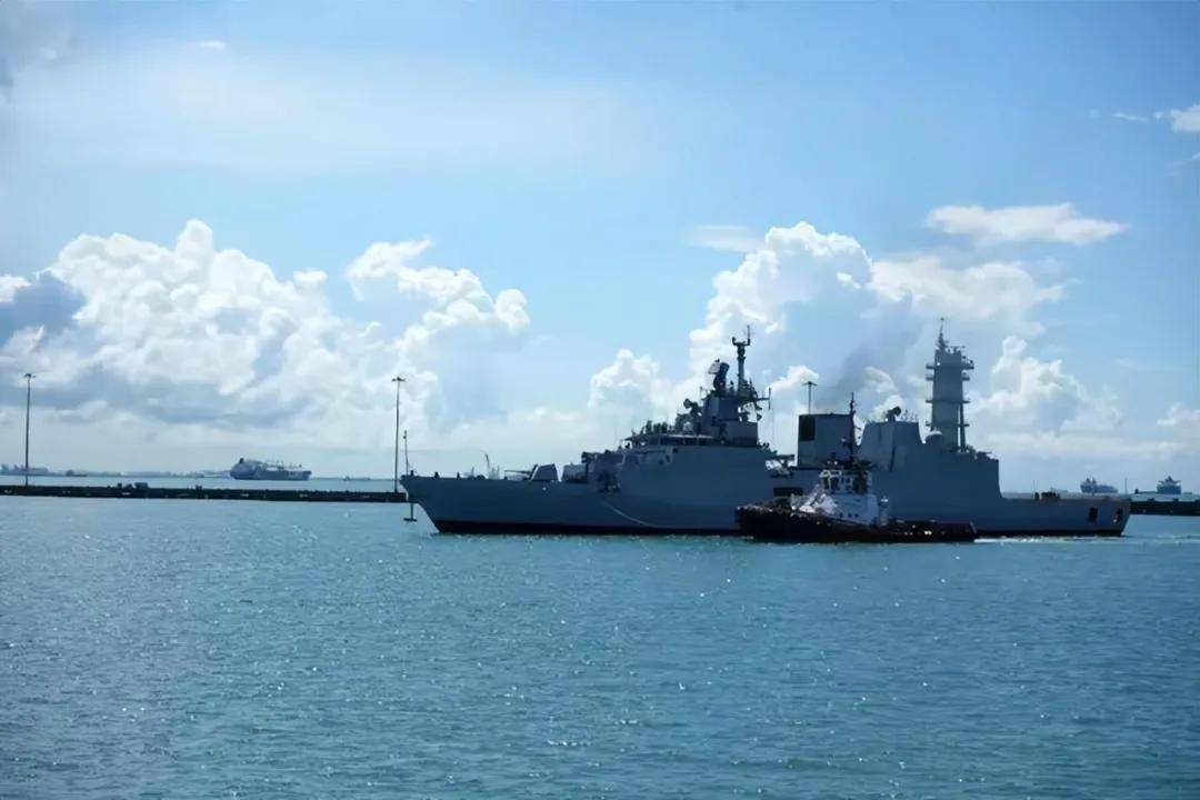 还没到地方,解放军先去了印度后院_中国_南海_导弹驱逐舰