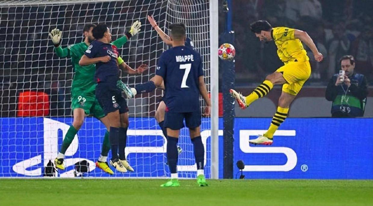 多特蒙德总比分2-0巴黎晋级欧冠决赛 姆
