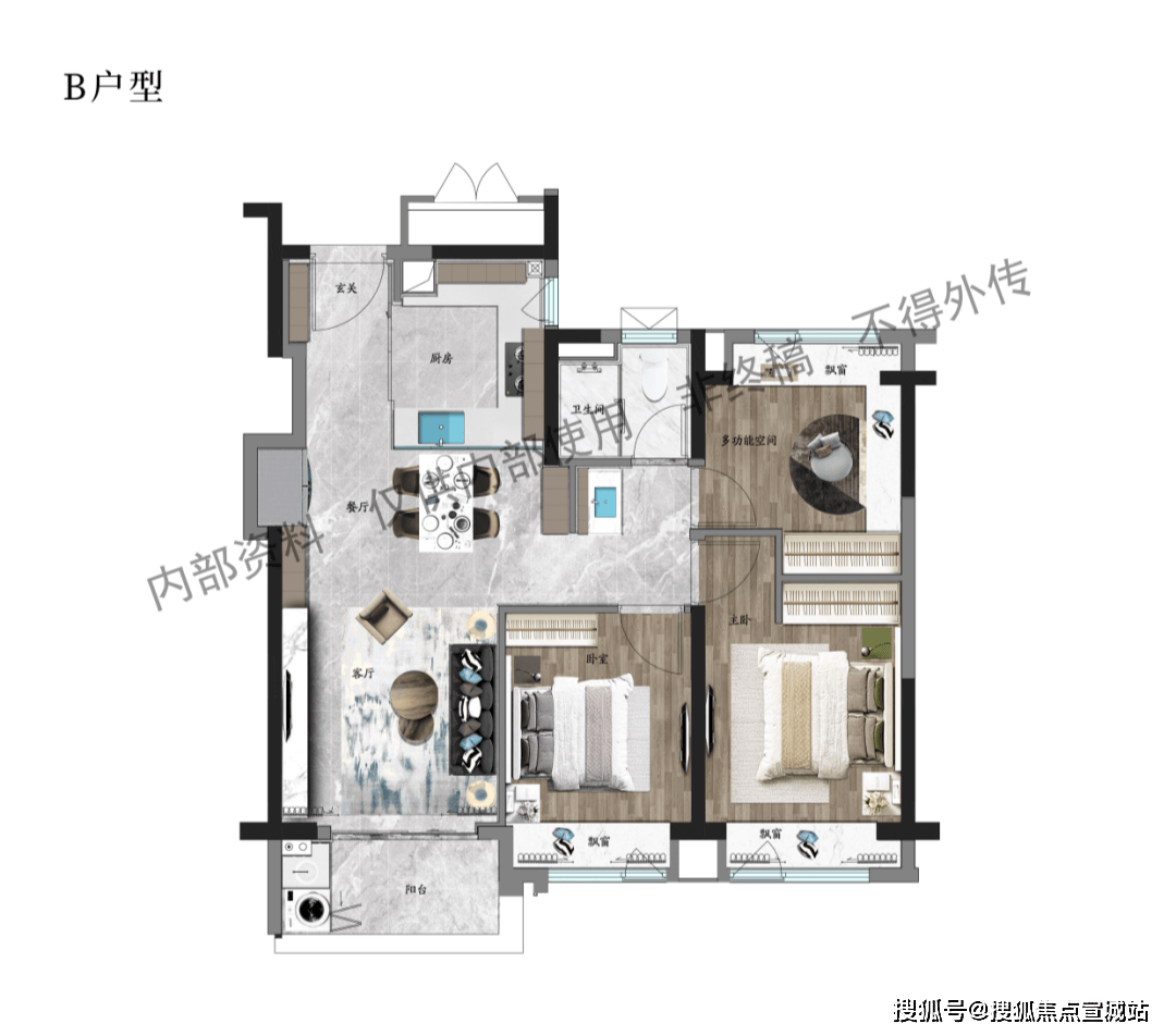 样板间实景图非交付