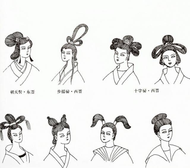 古代女子发型样式图片