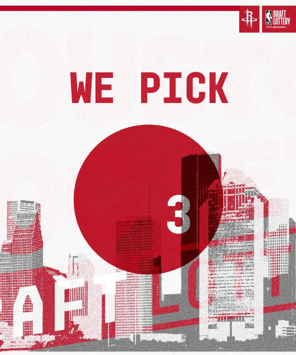 哈登交易回报来了!火箭获探花签成赢家:不到15%机会却运气爆棚