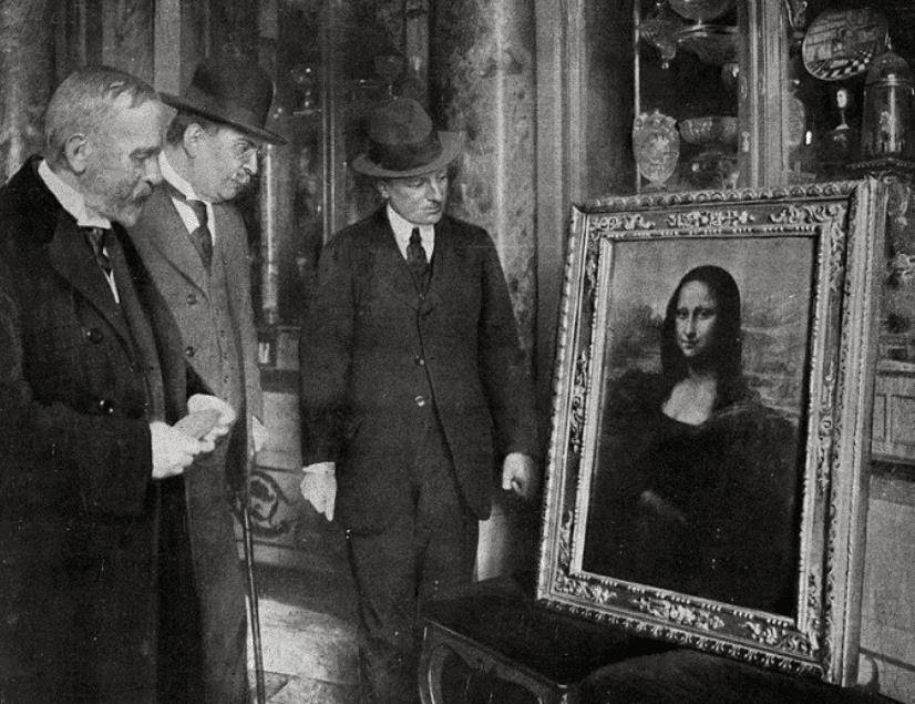 1911年蒙娜丽莎被盗图片