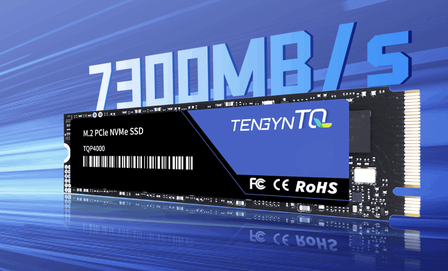 全国产化ssd崛起,腾隐tqp4000固态硬盘,读速高达7.3gb/s