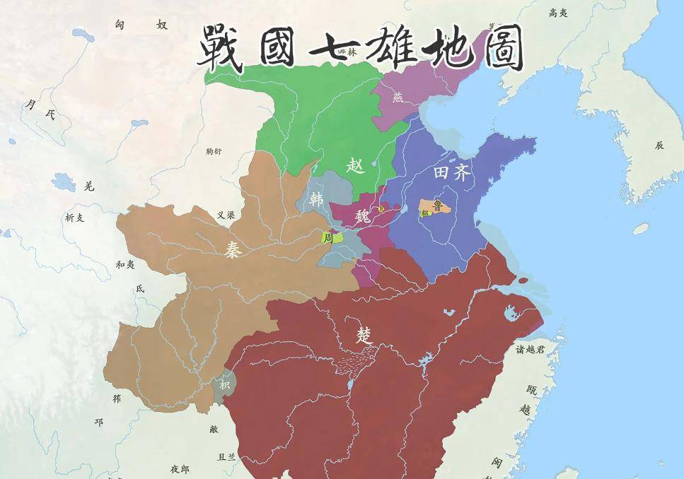 赵国实力大增之后,赵武灵王一方面蚕食中山国领土,一面向北打击林胡和