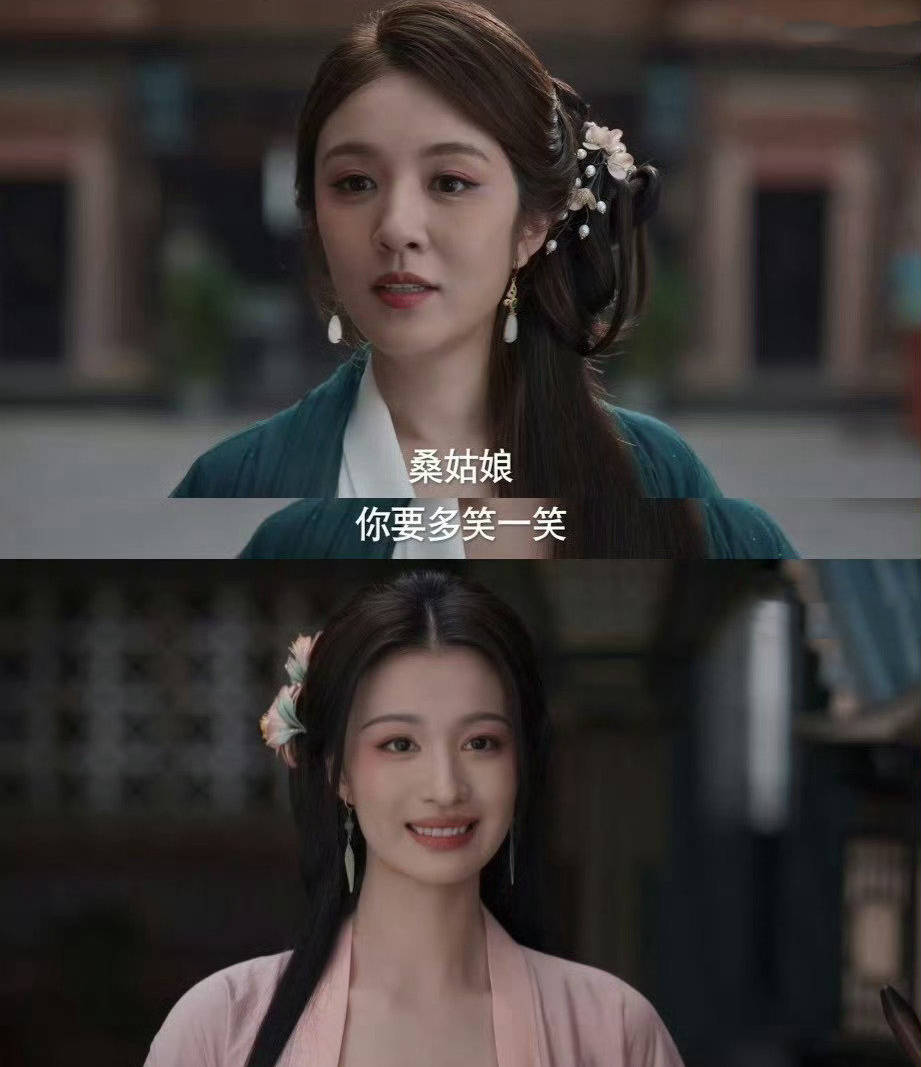 将画面定格后,王楚然就像被制作出来的模特玩偶一般,表情僵硬没有灵魂