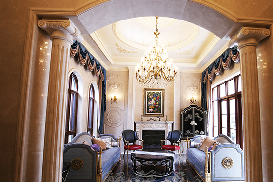 1000平法式风格实景图,御园别墅装修设计,羡慕到不行!