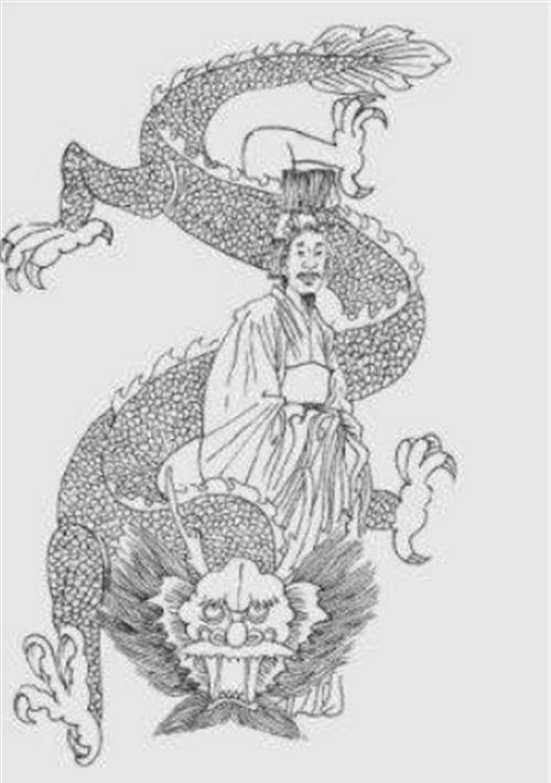 于是,他委派大臣蔡史推荐刘累负责养龙.