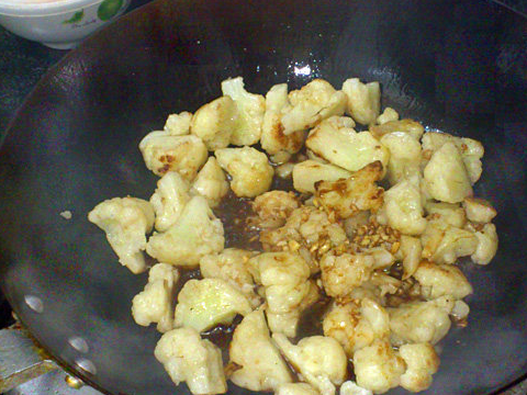 菜花_蒜黄_蔬菜