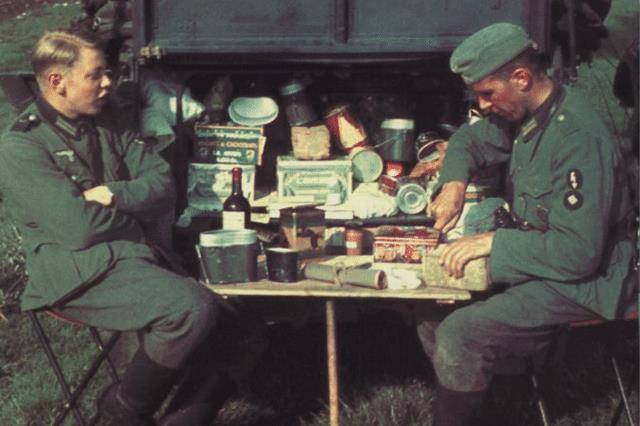 二战德国战地午餐图片