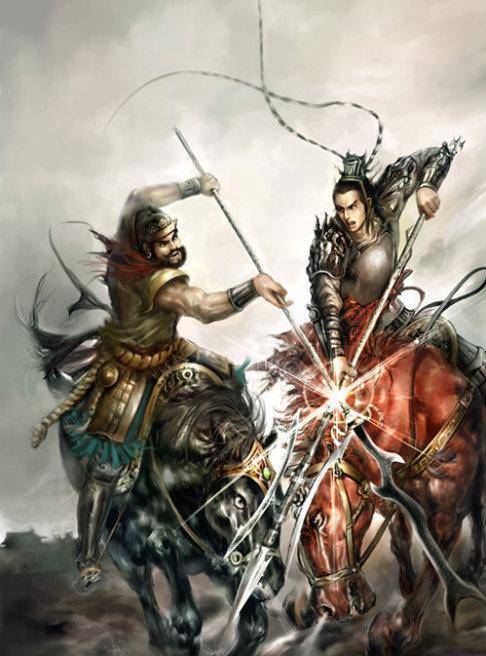 虎牢关之战若关公不助战,张飞能与吕布打多久?