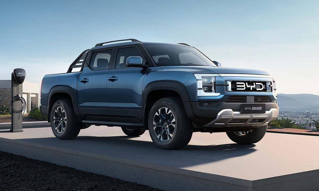 比亚迪shark售价40万左右 老美们可享低油耗大皮卡了