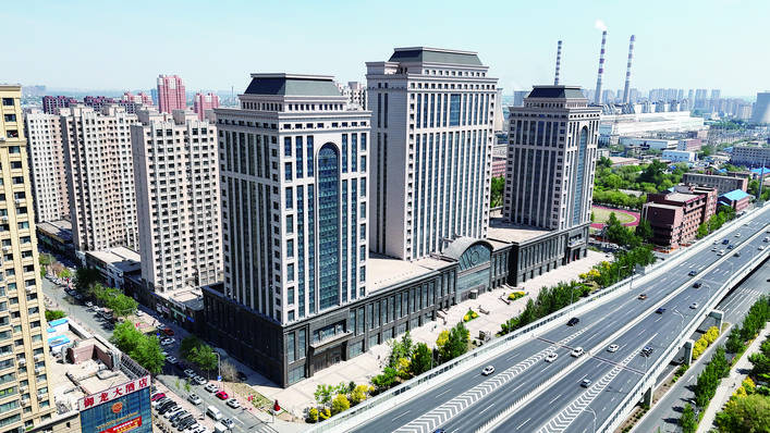 街交会处的吉森春城产业园区,长春数字经济产业大厦项目已成功落位