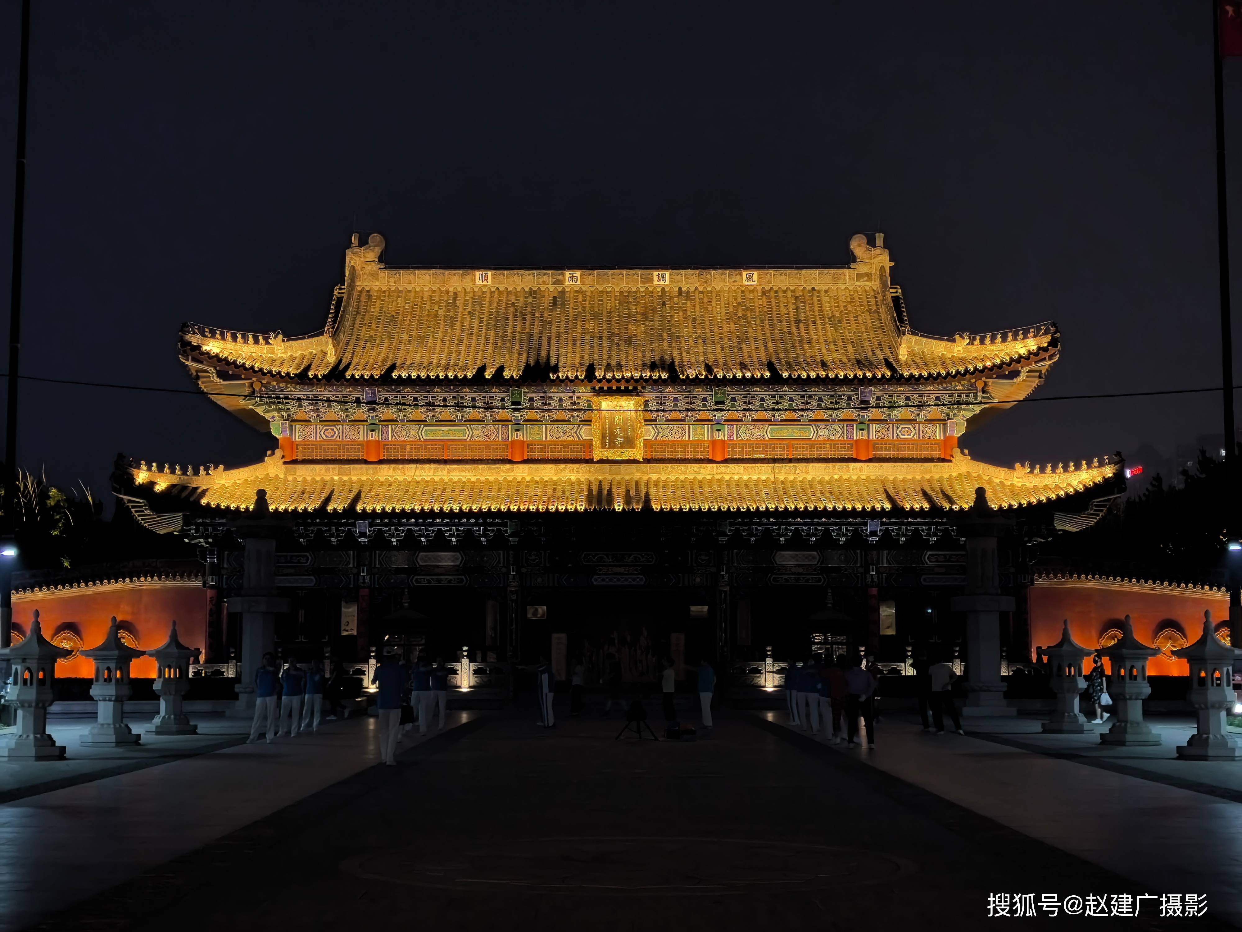 夜色下的开元寺,博物馆