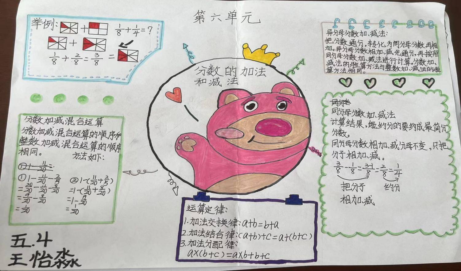—濮阳市油田第十七中学五年级数学特色作业