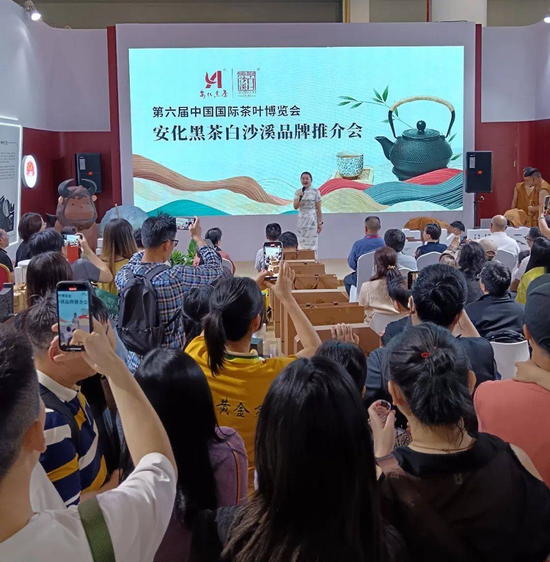 第六届中国国际茶叶博览会白沙溪品牌推介会成功举办