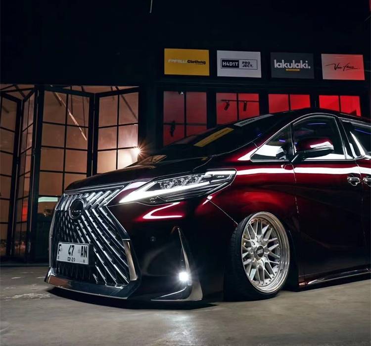 不务正业 雷克萨斯lm改装airbft空气悬挂姿态