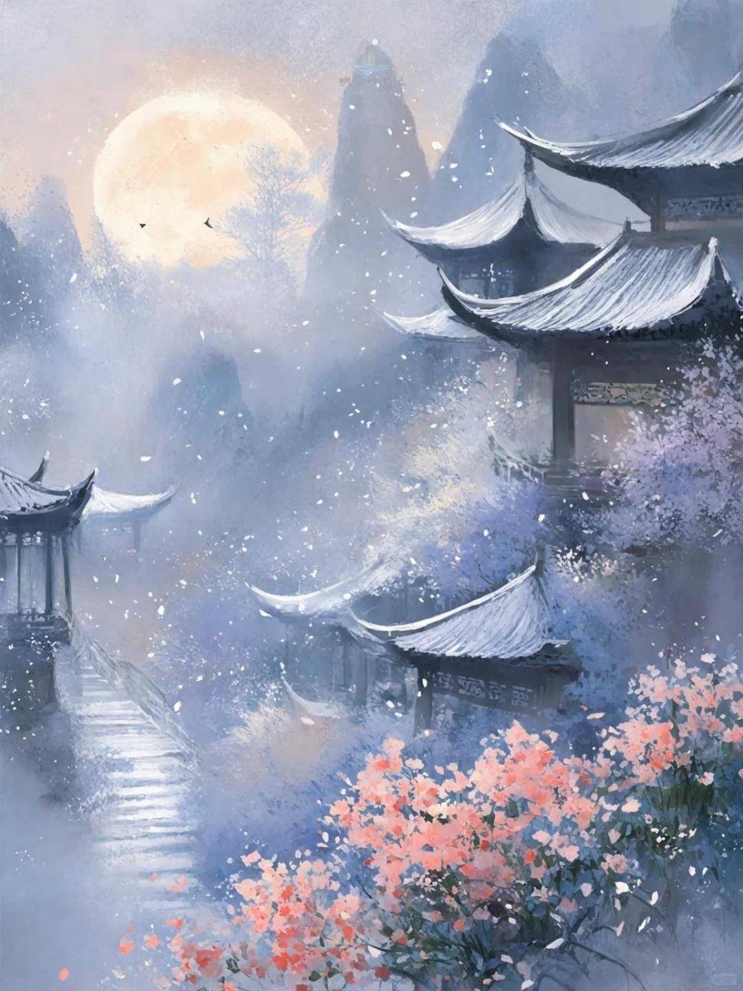 空山不见人,但闻人语响.9首空灵小诗,首首造镜深妙,袅袅余香