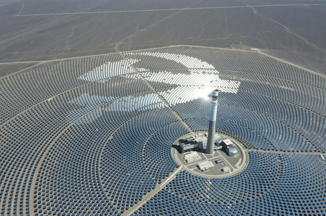 06万度!中国能建哈密50mw塔式光热电站单日发电量再创新高!