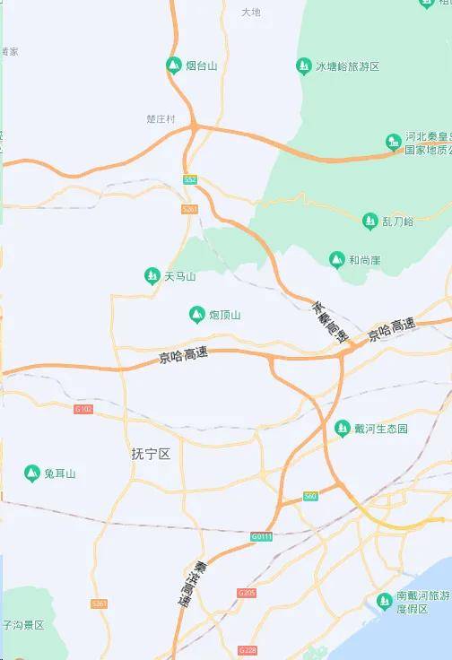 新京秦高速公路规划图图片