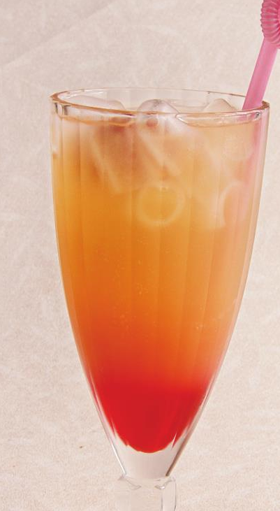 教你一款高颜值的"水果宾治",酸酸甜甜,层次分明,一学就会_饮品_混合