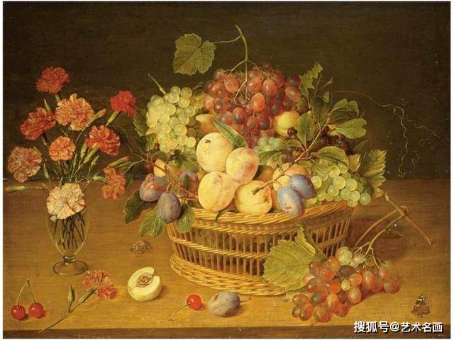 16世纪古典花卉静物︱荷兰静物画家Jacob van Hulsdonck画作品_搜狐网