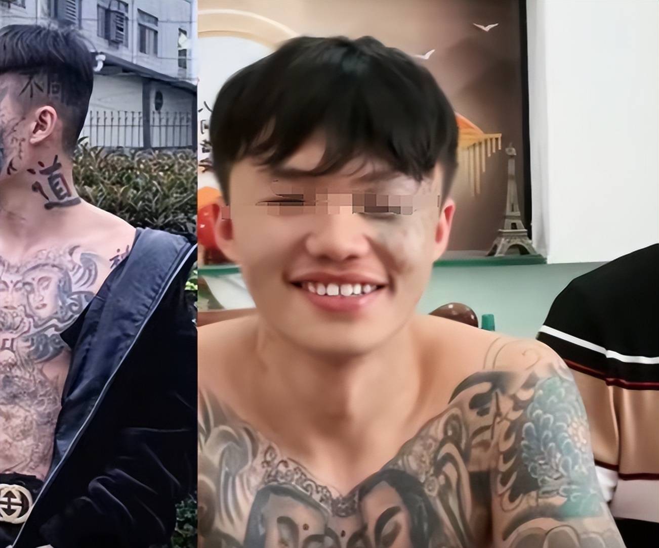 看看昆山龙哥的纹身,大家心知肚明.媒体说:如今的夏朝