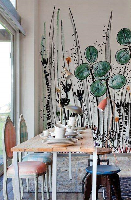 只会模仿别人刷大白?别村儿了,这种墙绘效果找不到第二种